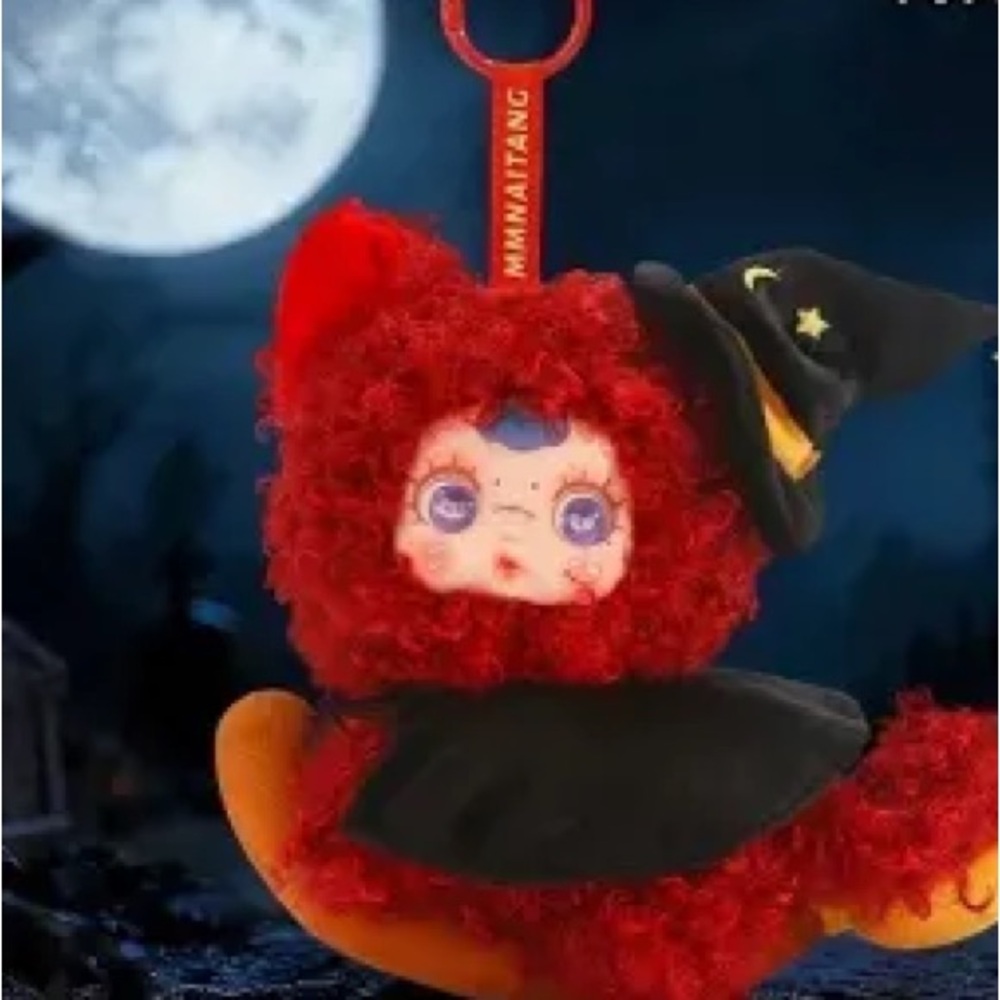 MM SUGAR BABY NIGHT ELF PARTY ( CAT WITCH) Plush Pendant